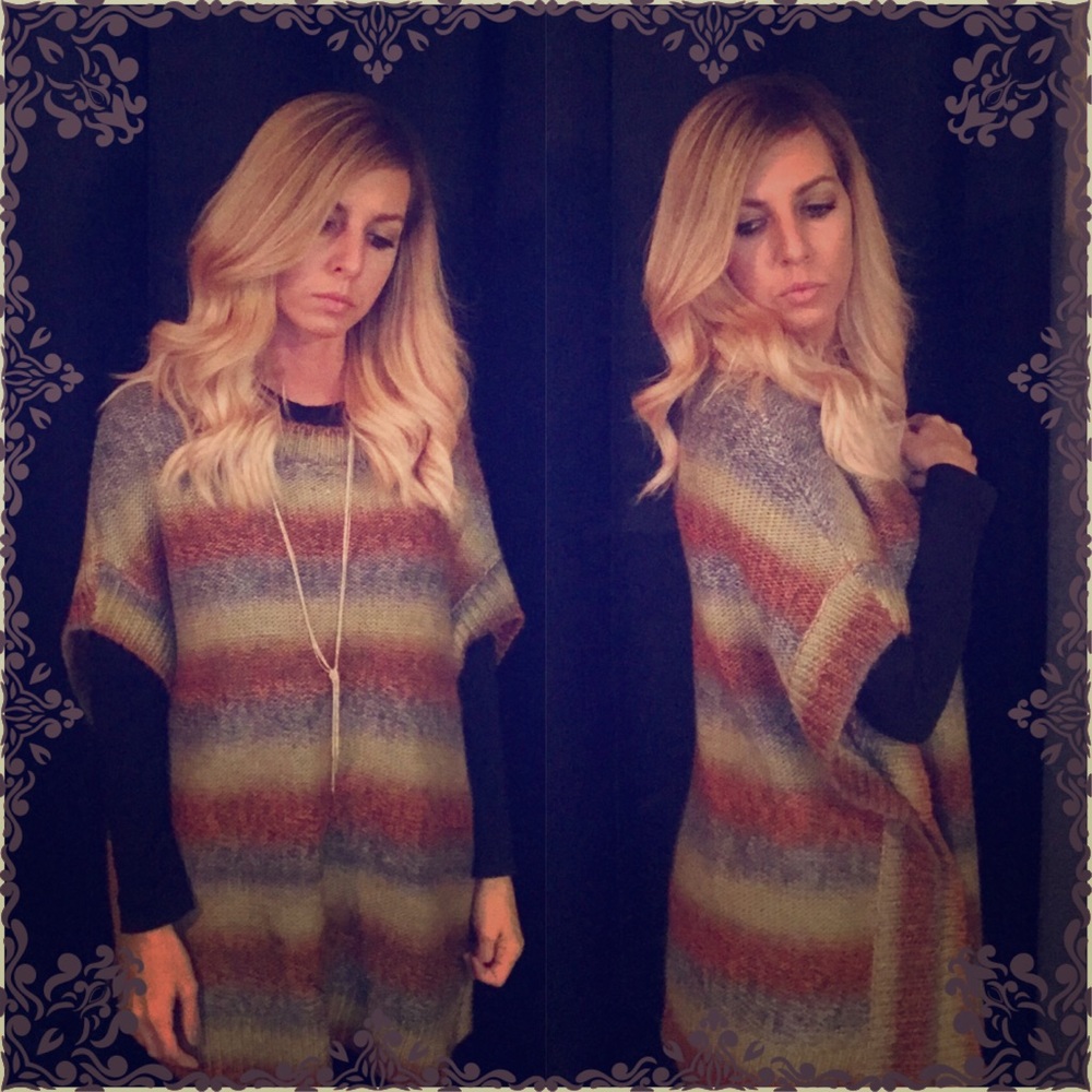 The Limited Sleeveless throw on sweater